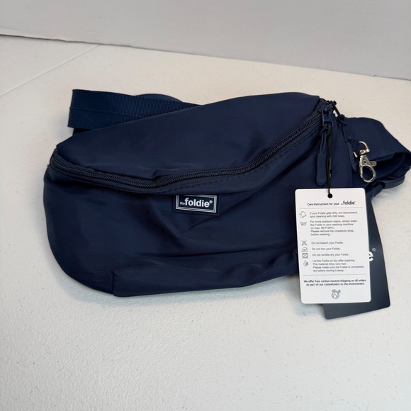 The Foldie Handbags - Foldie Foldable Crossbody Fannie Pack RFID-Safe Material Water Repellent Travel